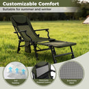 Oversized Foldable Fishing Chair with Detachable Footrest-Green by LJGDeals