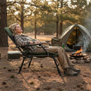 Oversized Foldable Fishing Chair for Adults with Armrest-Green by LJGDeals