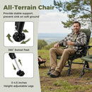 Oversized Foldable Fishing Chair for Adults with Armrest-Green by LJGDeals