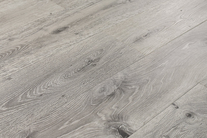 Oyster Textured/EIR 6.61"x72.83" Laminate Flooring 12mm - Glacial Wine