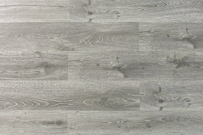 Oyster Textured/EIR 6.61"x72.83" Laminate Flooring 12mm - Simple Gray