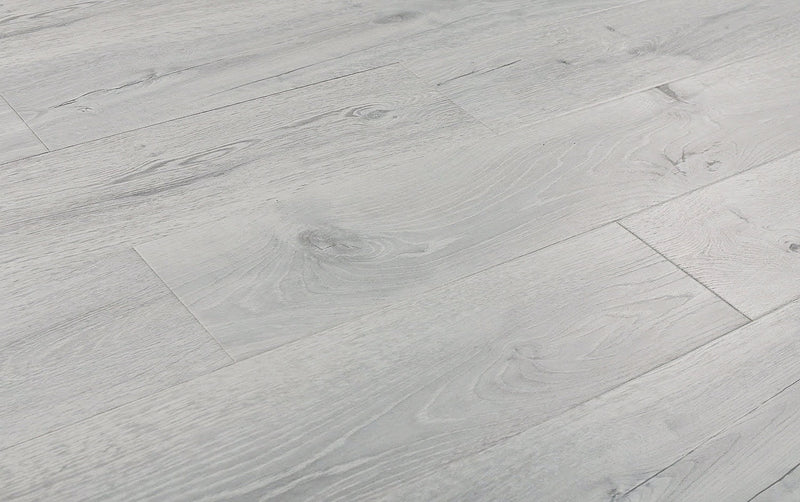 Oyster Textured/EIR 6.61"x72.83" Laminate Flooring 12mm - White Shadow