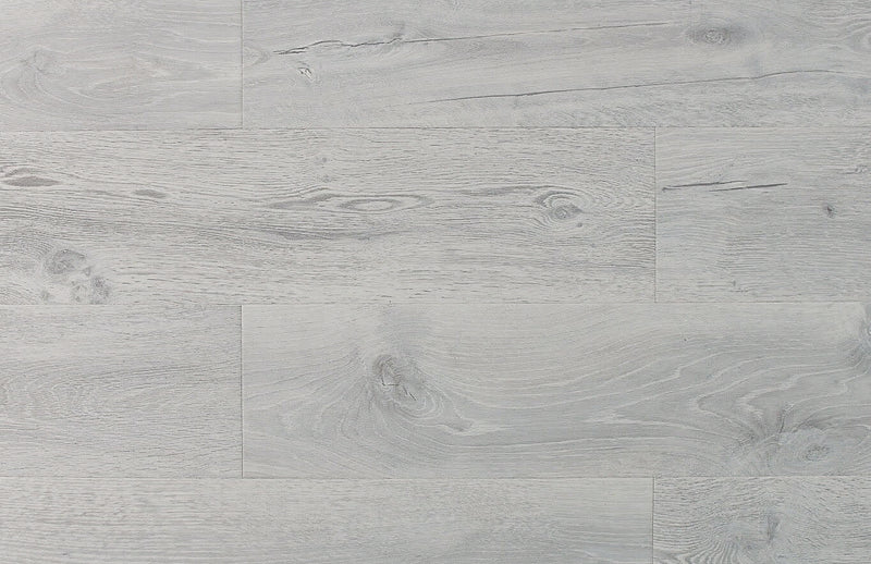 Oyster Textured/EIR 6.61"x72.83" Laminate Flooring 12mm - White Shadow