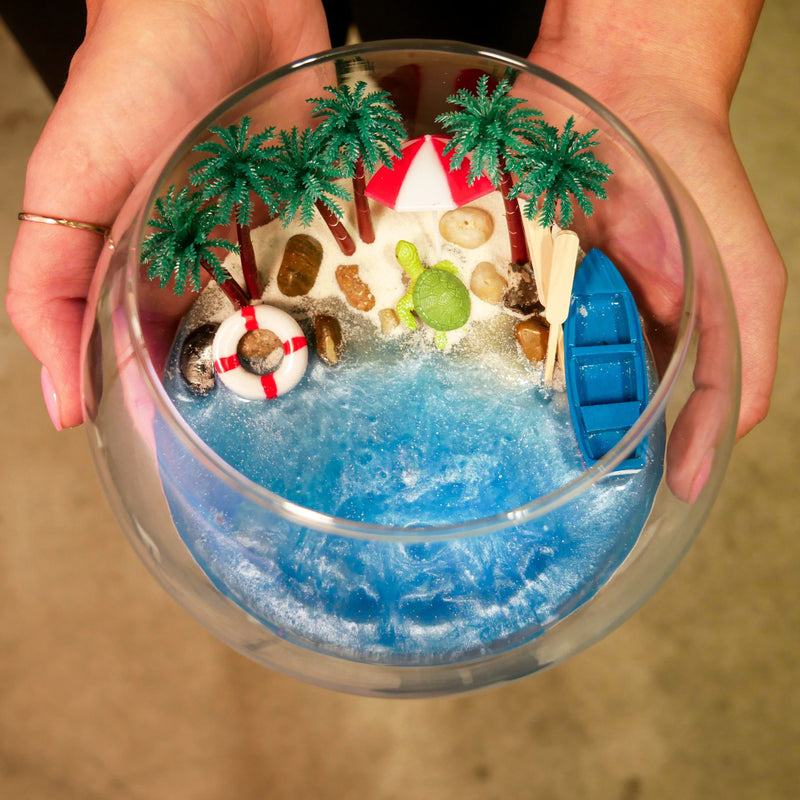Beach Resin Terrarium Kit, photo 2 of 8
