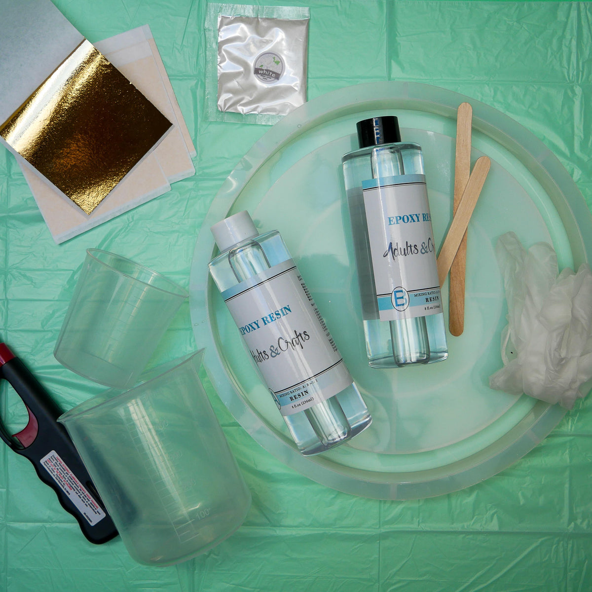 Gold Leaf Resin Tray Kit, photo 3 of 10