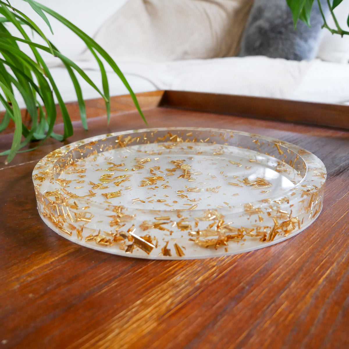 Gold Leaf Resin Tray Kit
