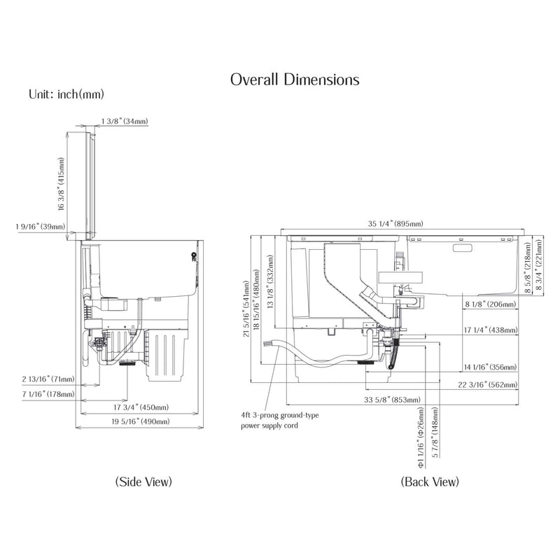 2-in-1 In-Sink Dishwasher | SD2F-P3