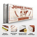 Ranch Cattle Co Rustic Sign