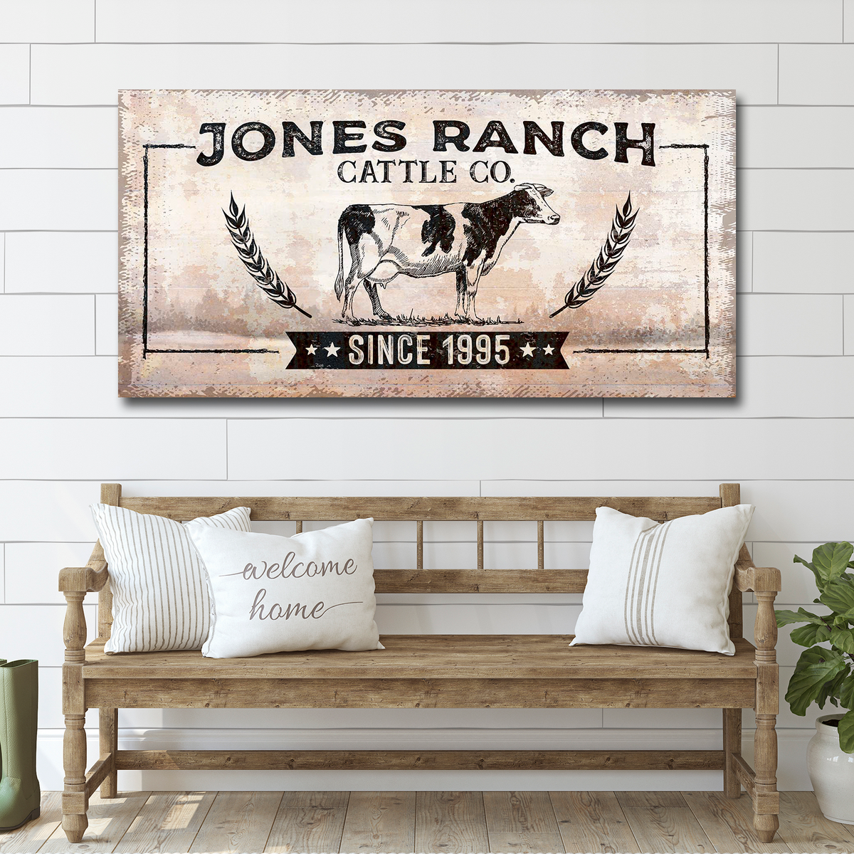 Ranch Cattle Co Rustic Sign, photo 6 of 7