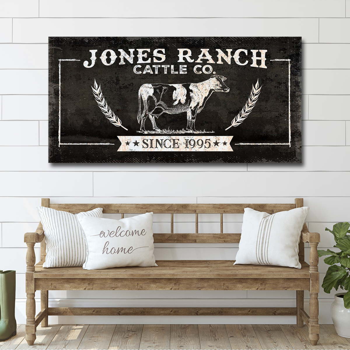 Ranch Cattle Co Rustic Sign, photo 7 of 7