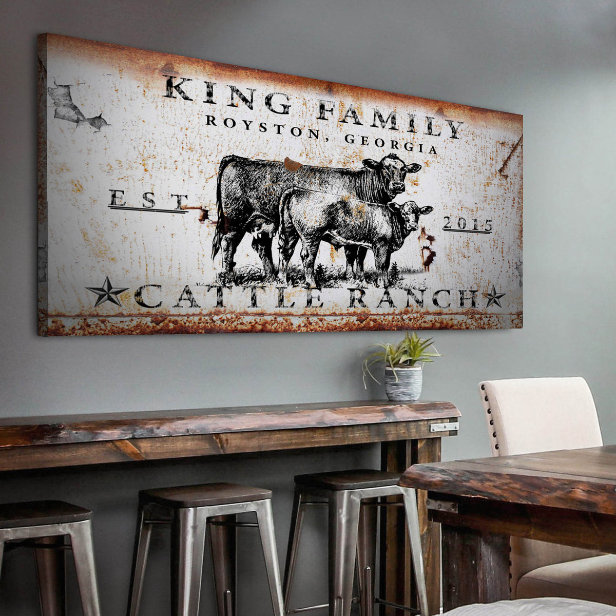Cattle Ranch Sign II, photo 2 of 9