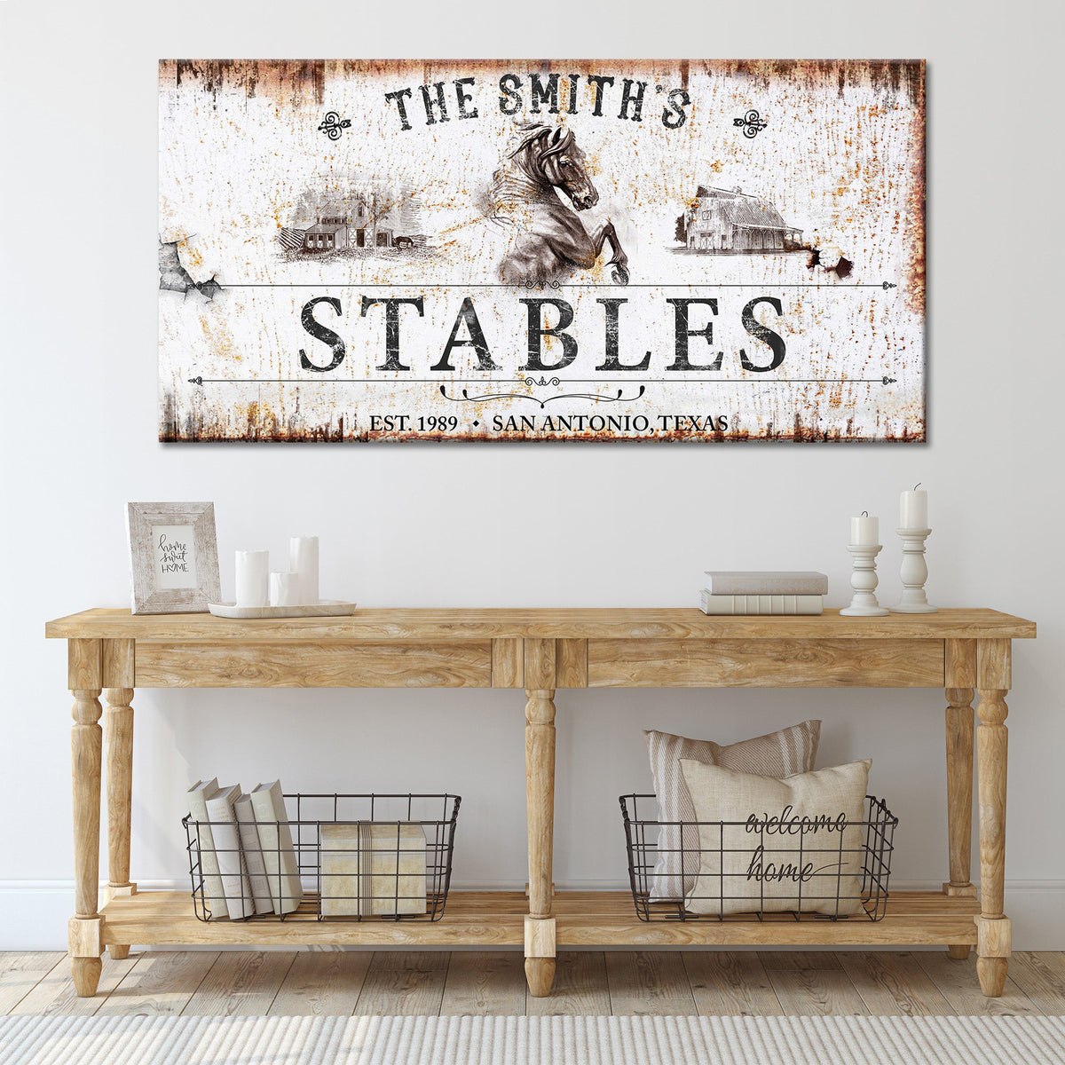 Rustic Stables Decor Sign, photo 2 of 8