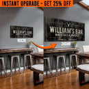 Upgrade Your 'Whitetails and Whiskey' (Style 3) Canvas To 24x48 Inches by Tailored Canvases