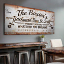 Backyard Bar & Grill Sign II