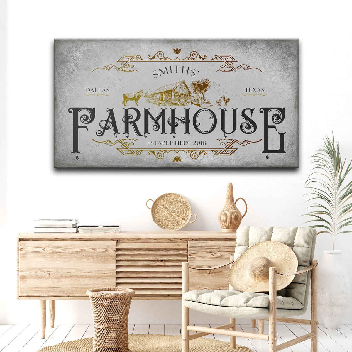 Rustic Farmhouse Sign IV, photo 9 of 10
