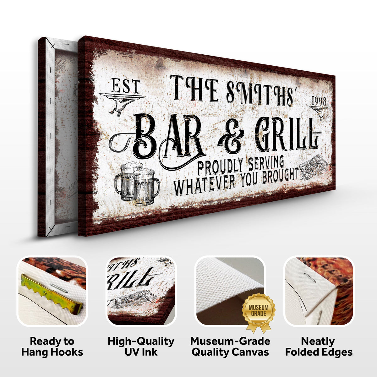 Personalized Bar and Grill Sign, photo 4 of 8