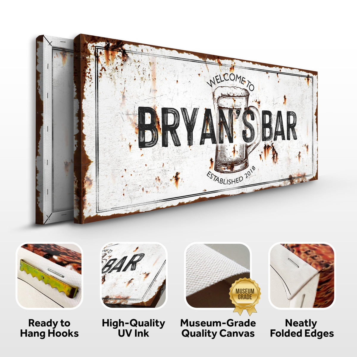 Beer Barrel Bar Sign II, photo 4 of 8