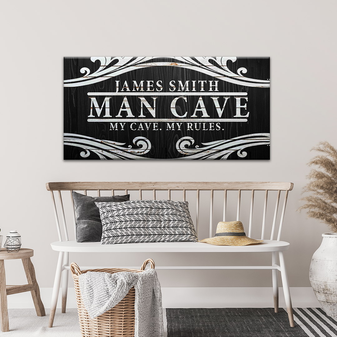 My Cave My Rules Sign, photo 7 of 7