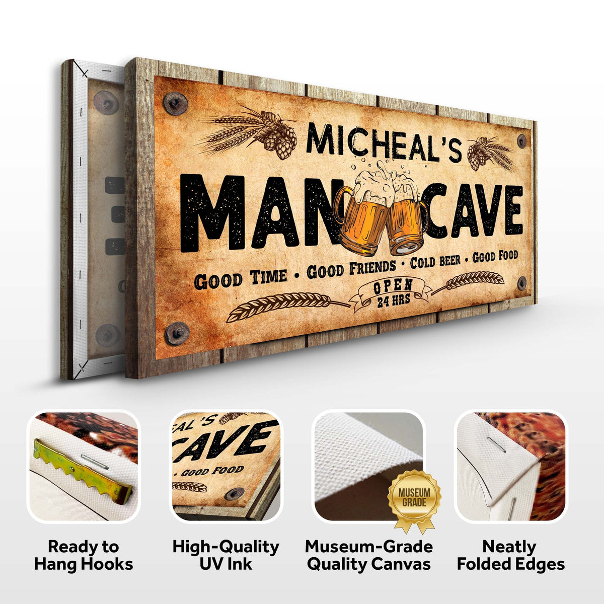 Man Cave Sign IV, photo 4 of 8