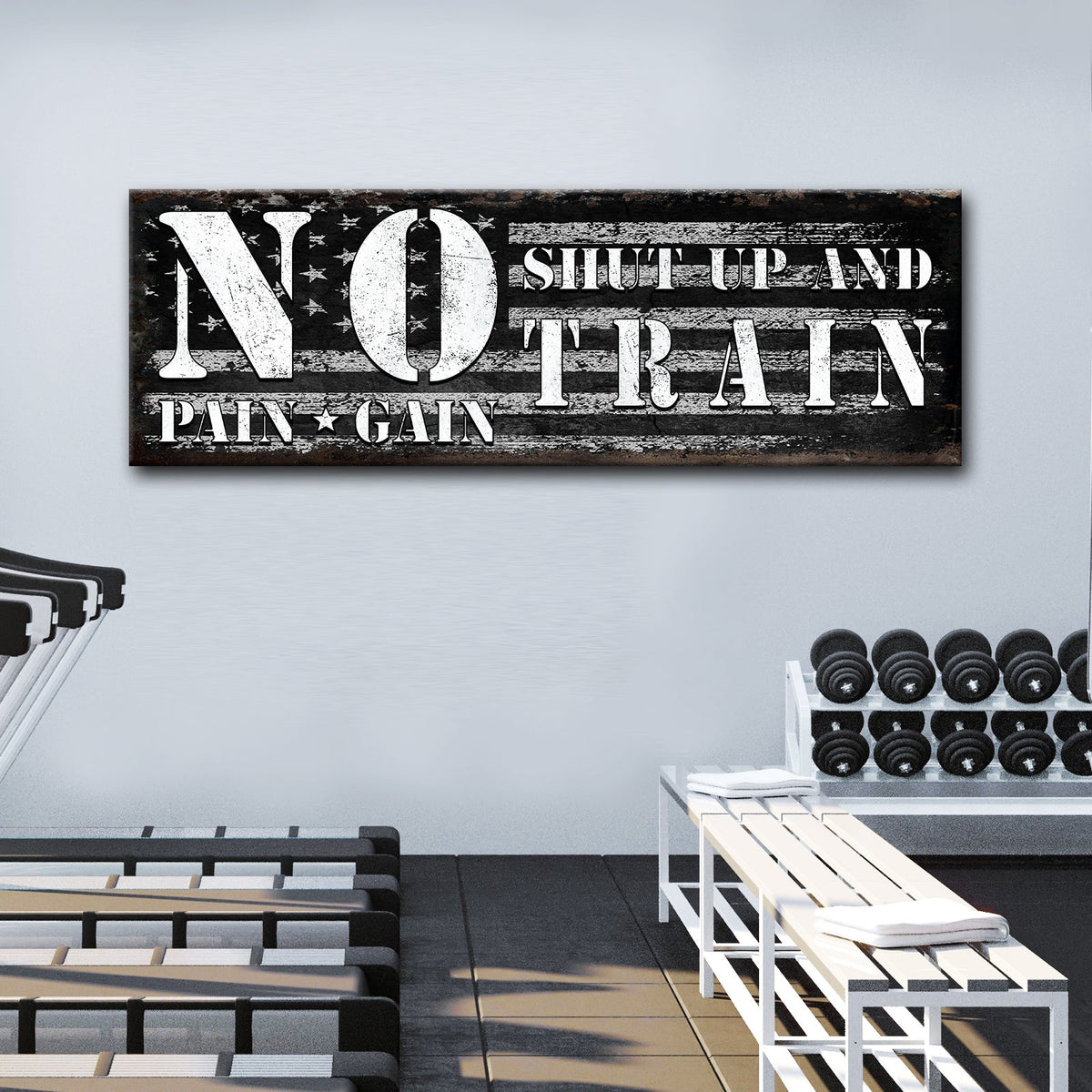 No Pain No Gain Sign, photo 6 of 6