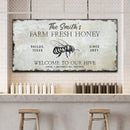 Family Farm Fresh Honey Sign