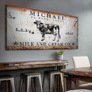 Milk And Cream Co Sign