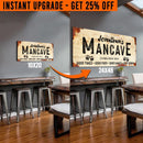 Upgrade Your 20x10 Inches 'Good Times Man Cave Sign' (Style 1) Canvas To 24x48 Inches (Free Shipping) by Tailored Canvases