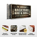 Backyard Bar And Grill Sign