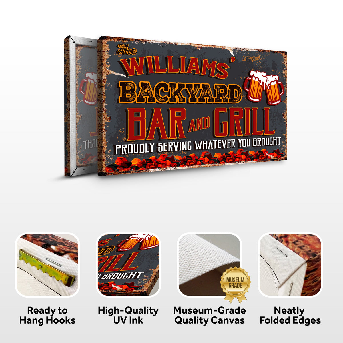 Backyard Bar And Grill Sign VII, photo 4 of 6