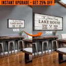 Upgrade Your 20x10 Inches 'Family Lake House' (Style 1) Canvas To 24x48 Inches by Tailored Canvases