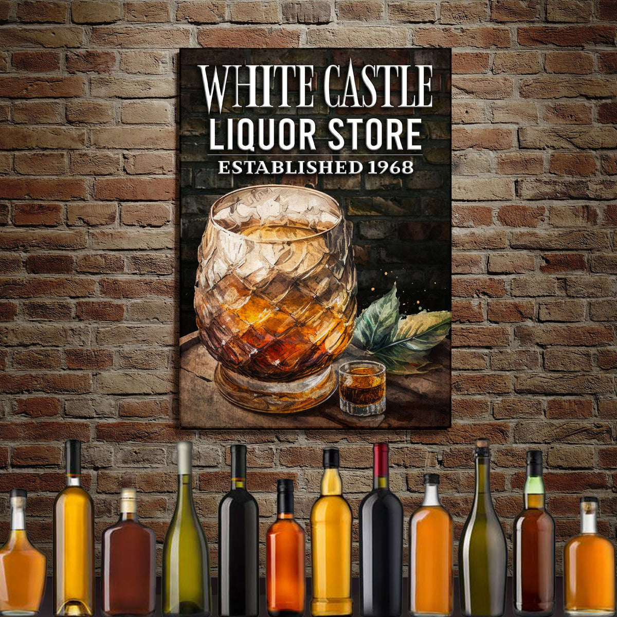 Liquor Store Sign III | Customizable Canvas, photo 3 of 7