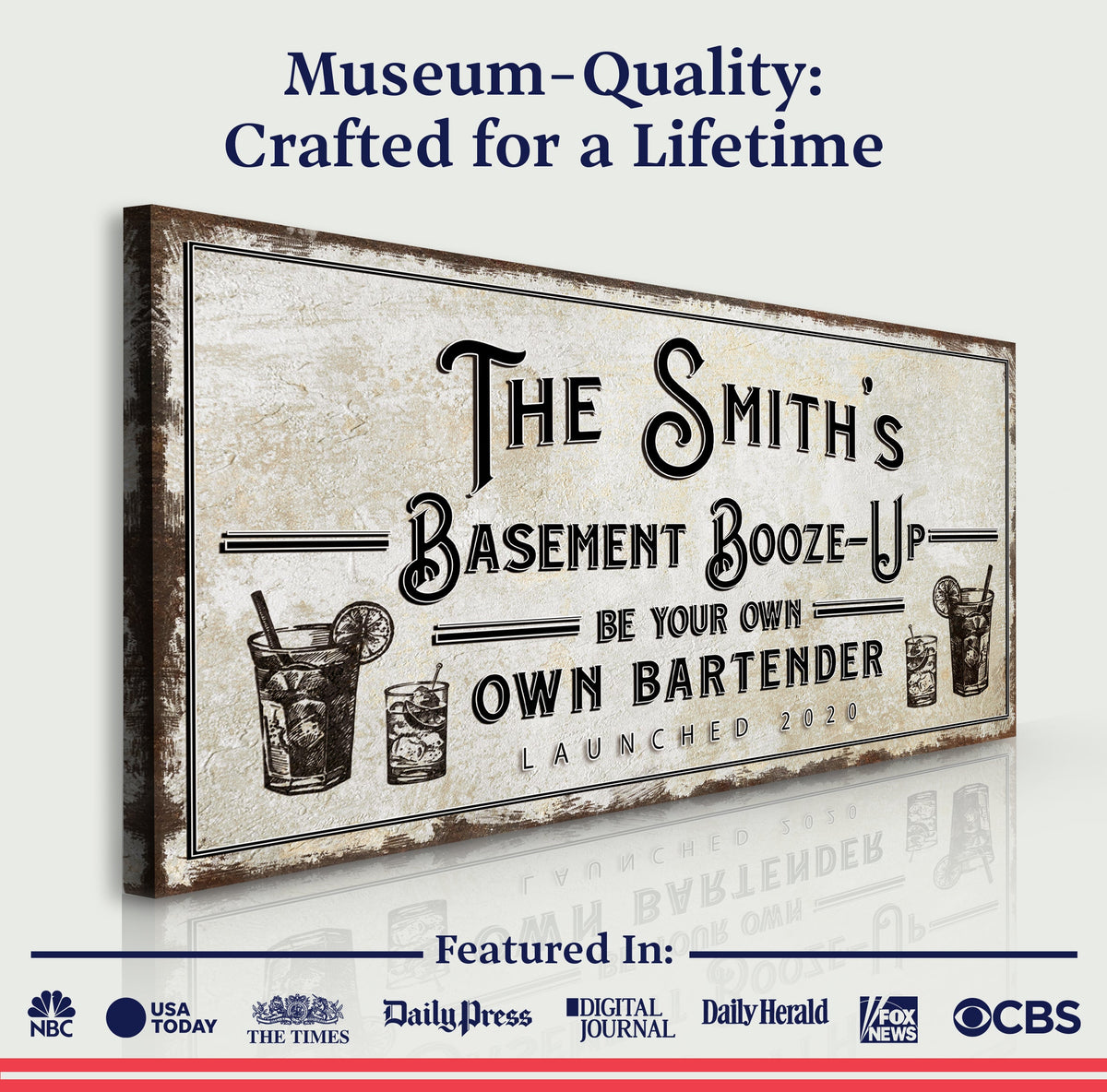 Basement Booze Up Sign, photo 4 of 8