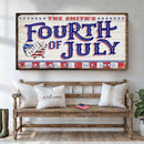 4th of July Personalized Welcome Sign
