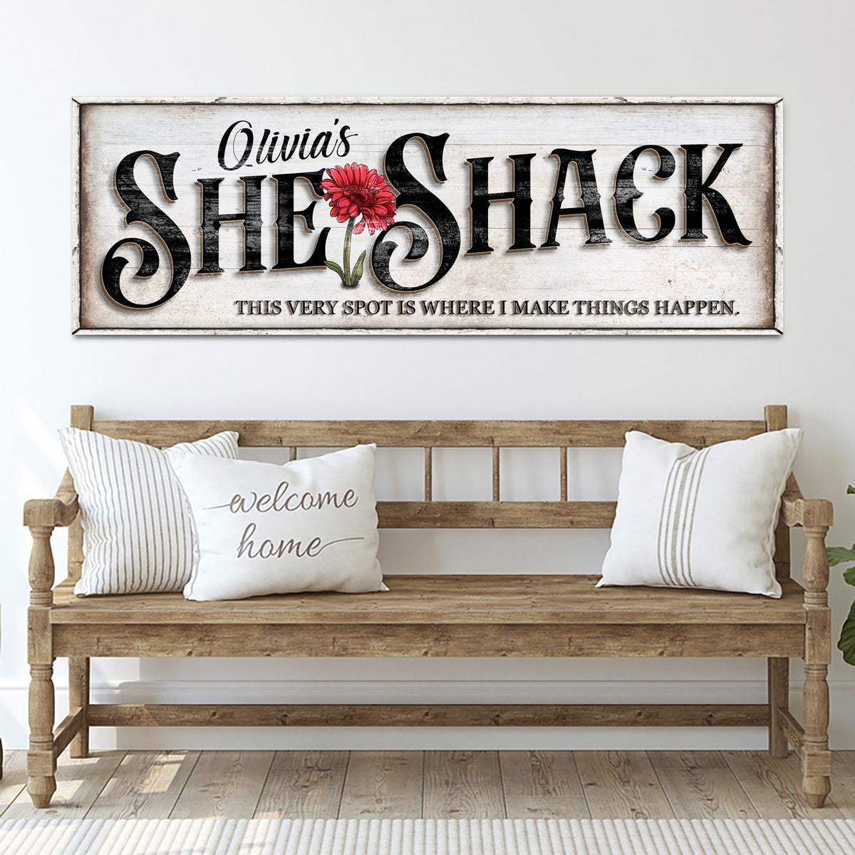 Personalized She Shed Sign XVI, photo 2 of 9