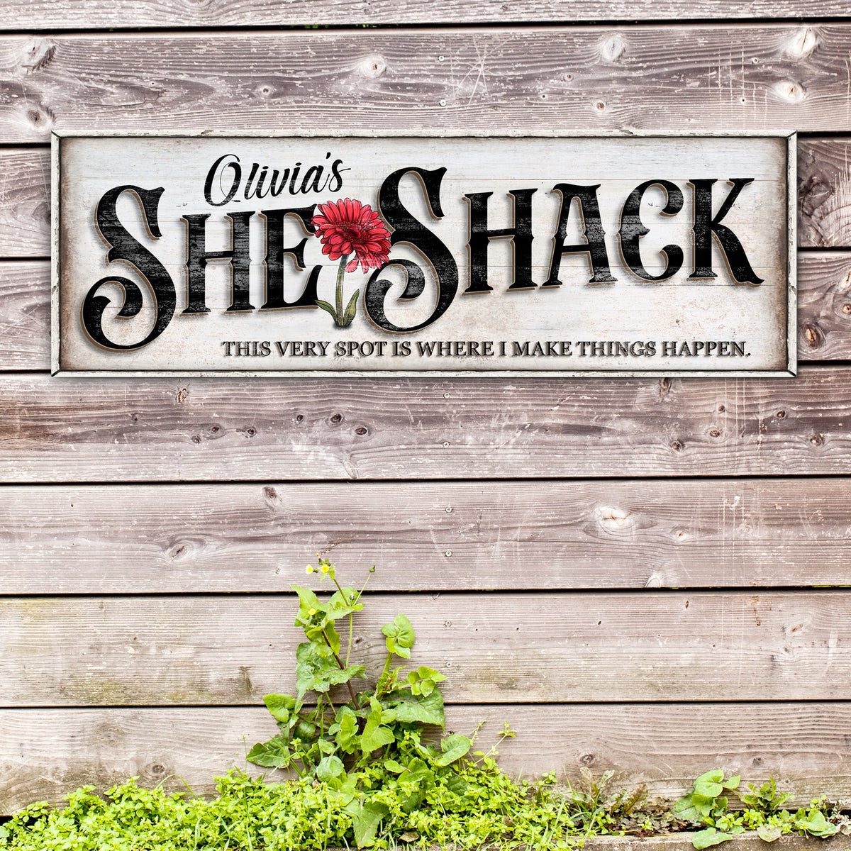 Personalized She Shed Sign XVI, photo 3 of 9