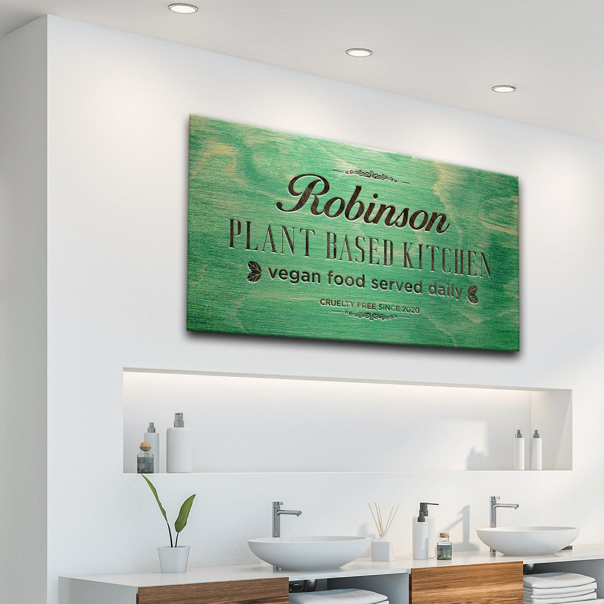 Plant Based Kitchen Sign, photo 2 of 7