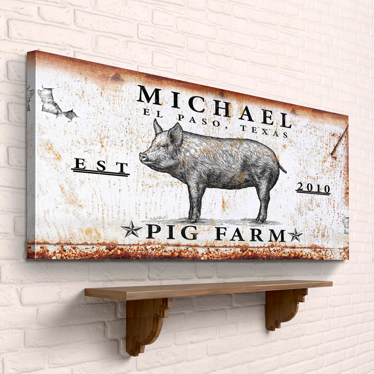 Pig Farm Sign, photo 2 of 7