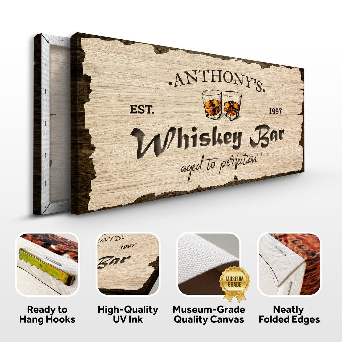 Whiskey Bar Sign II, photo 3 of 6