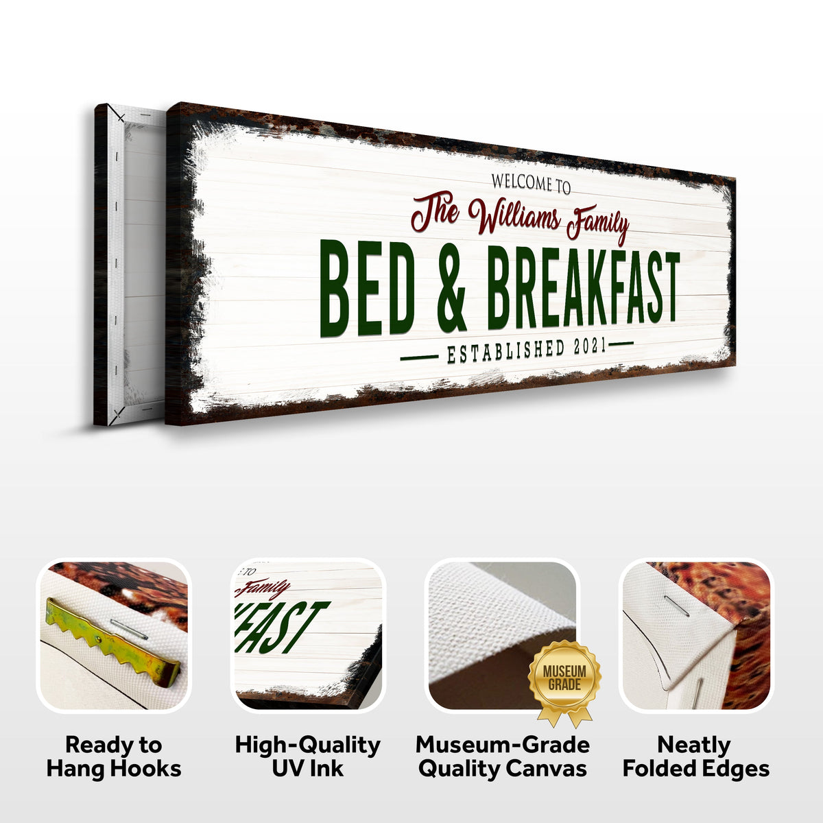 Welcome Bed And Breakfast Sign, photo 3 of 6