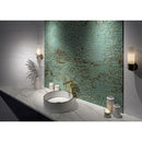 Viridian Green Gold Vein 18x48 Textured Ceramic Large Format Tile (3 pack, 17.23 sq ft/case)