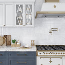 Pearl White 18x48 Textured Ceramic Large Format Tile (3 pack, 17.23 sq ft/case)