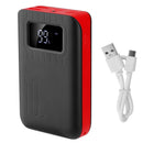 Portable Power Bank with Dual USB Ports and LCD