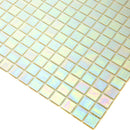 Cotton White 12x12 Uniform Square Glossy Glass Mosaic Tile (20 pack, 20 sq ft/case) - Sample