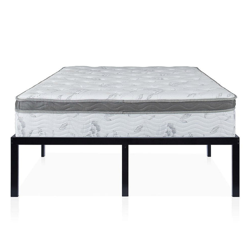 King size 16-inch High Heavy Duty Metal Platform Bed Frame, photo 2 of 5