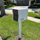 NEW! The Retrobox Locking Package Dropbox in ARCTIC WHITE - Modern Mailbox
