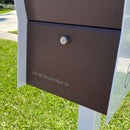 NEW! The Retrobox Locking Package Dropbox in ARCTIC WHITE - Modern Mailbox