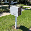 NEW! The Retrobox Locking Package Dropbox in ARCTIC WHITE - Modern Mailbox