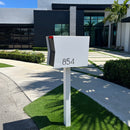 NEW! The Retrobox Locking Package Dropbox in ARCTIC WHITE - Modern Mailbox