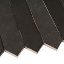 Black 2x10 Matte Picket Ceramic Tile (23 pack, 2.37 sq ft/case)