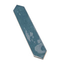 Teal Blue 2x10 Glossy Picket Ceramic Tile (23 pack, 2.37 sq ft/case) - Sample